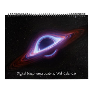 Calendário de Parede Digital Blasfêmia 2026-27 (24