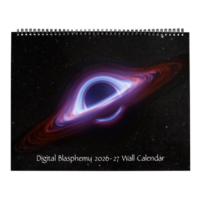 Calendário de Parede Digital Blasfêmia 2026-27 (24 (Capa)