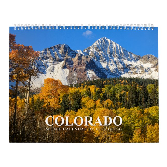Calendário de Parede do Colorado 2025 (Capa)