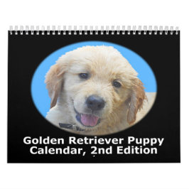 Calendário de parede do filhote de cachorro do