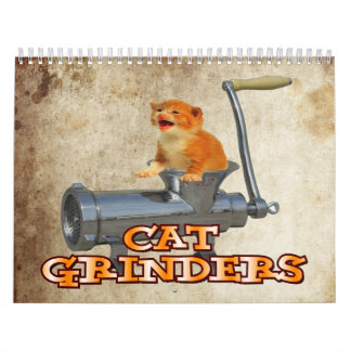 Calendário de parede do moedor do gato