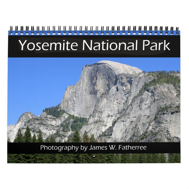 Calendário de Parede do Parque Nacional de Yosemit (Capa)