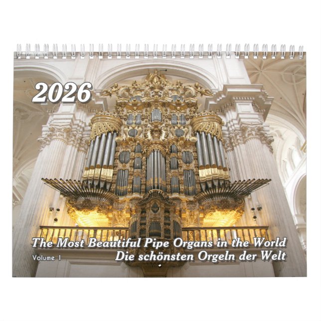 Calendário de Parede do Pipe Organ - Calendário de (Capa)