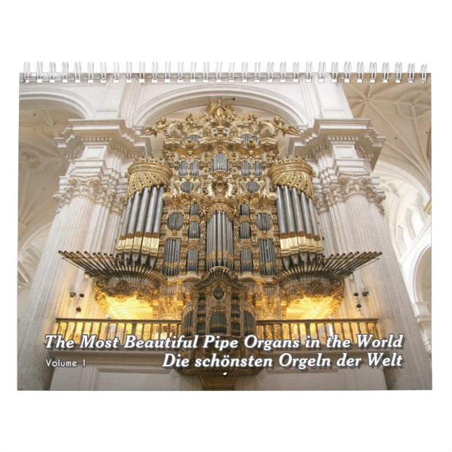 Calendário de Parede do Pipe Organ - Um Calendário (Capa)