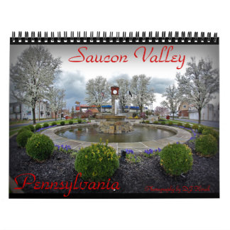 Calendário de parede do vale de Saucon