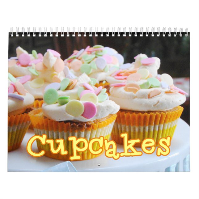 Calendário de parede dos cupcakes (Capa)
