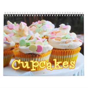 Calendário de parede dos cupcakes