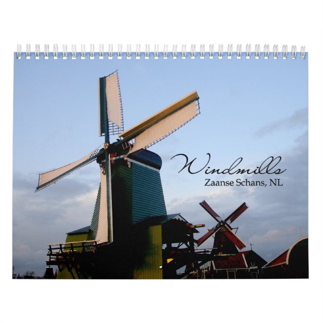 Calendário de parede dos moinhos de vento 2011 (Capa)