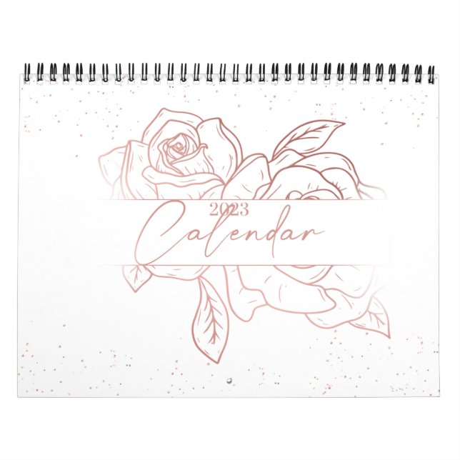 Calendário de Parede Floral 2023 | PINTA (Capa)