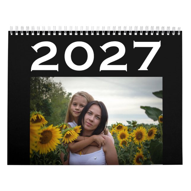 CALENDÁRIO DE PAREDE FOTO PERSONALIZADA 2026 (Capa)