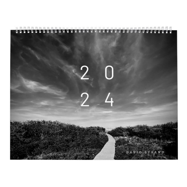 Calendário de Parede - Fotos de Paisagem Preta e B (Capa)