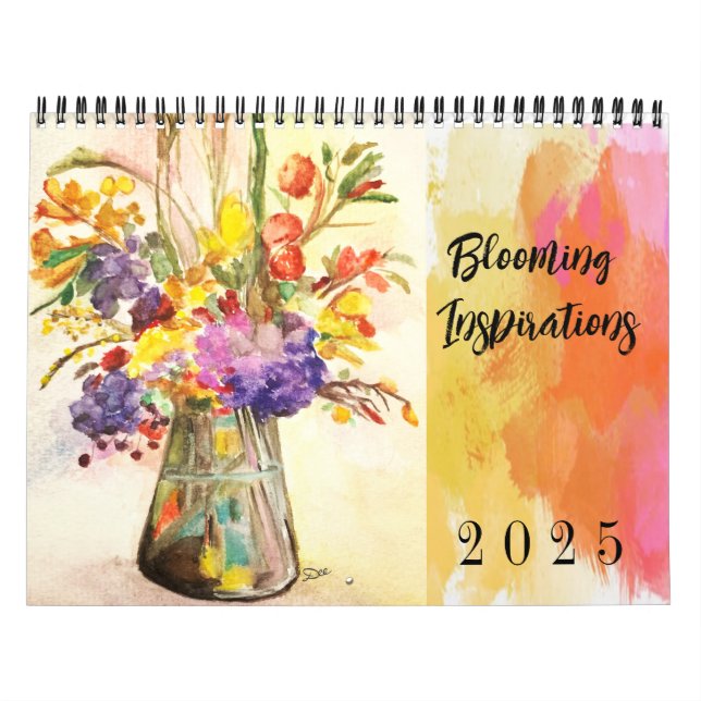 Calendário de Parede Inspiracional de 2 páginas Bl (Capa)