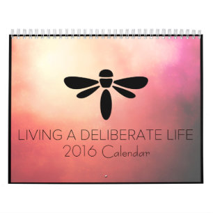 Calendário de parede inspirado - 2016