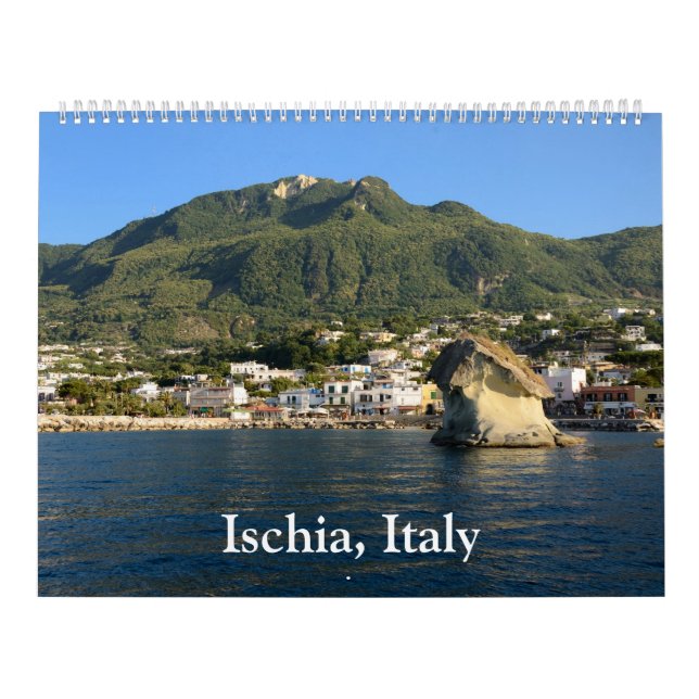 Calendário de parede Ischia de 12 meses (Capa)