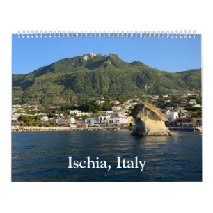 Calendário de parede Ischia de 12 meses