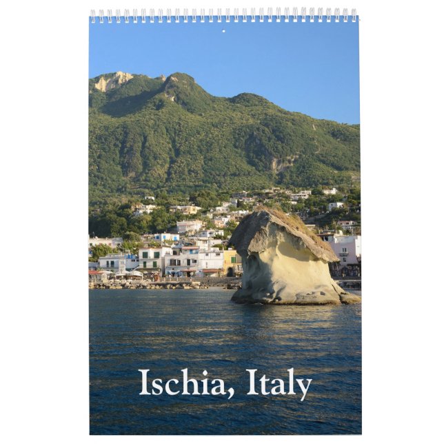 Calendário de parede Ischia de 12 meses (Capa)