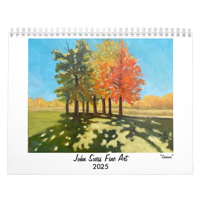 Calendário de Parede John Suess Fine Art 2025 (Capa)