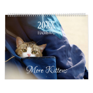 Calendário de Parede Mais Gatinhos - HAMbyWG