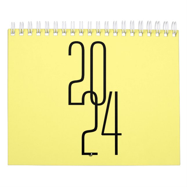 Calendário de parede minimalista (Capa)