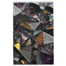 Calendário de Parede Mosaico Geométrico de Luxo 20