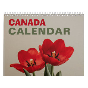 Calendário de Parede Natureza do Canadá 2025 Feria