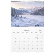 Calendário de Parede Paisagem da Natureza 2027