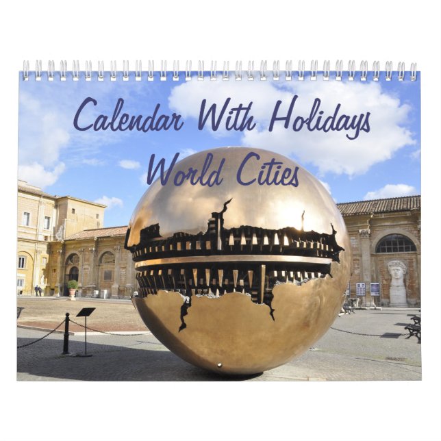Calendário de Parede Personalizado - Cidades do Mu (Capa)