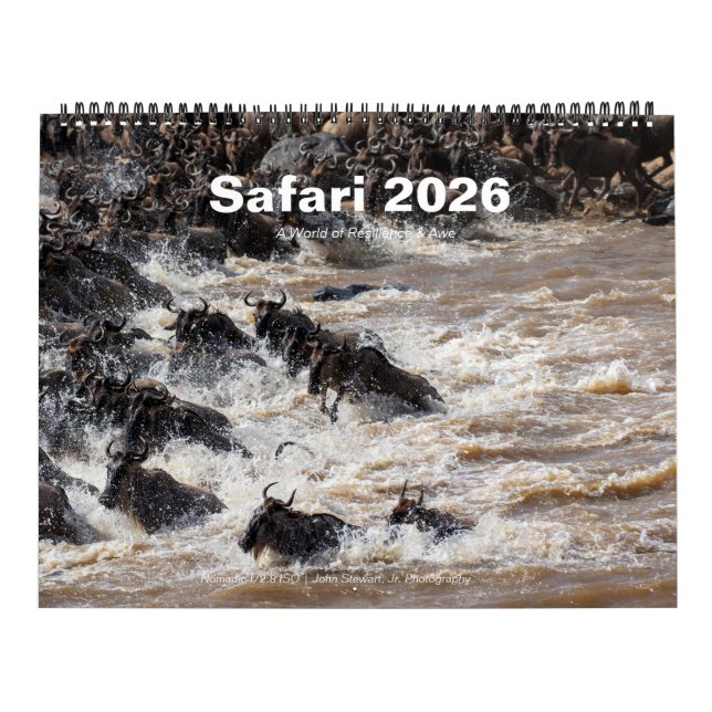 Calendário de Parede Safari Wildlife 2026 (Big Cin (Capa)