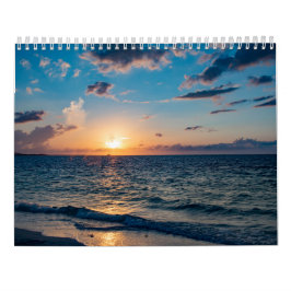 Calendário de Parede Sunset da Florida Beach
