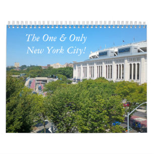 Calendário de Parede Um e Apenas NYC