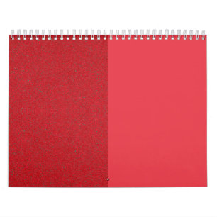 Calendário de Parede Vermelha do Tomato de Divisão