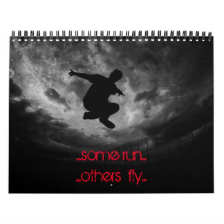 Calendário de Parkour B&W