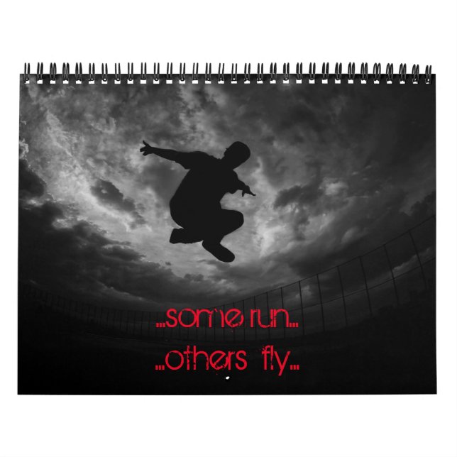 Calendário de Parkour B&W (Capa)