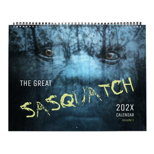 CALENDÁRIO DE PÉ-DE-MAIÚSCULA SASQUATCH - VOLUME 2 (Capa)