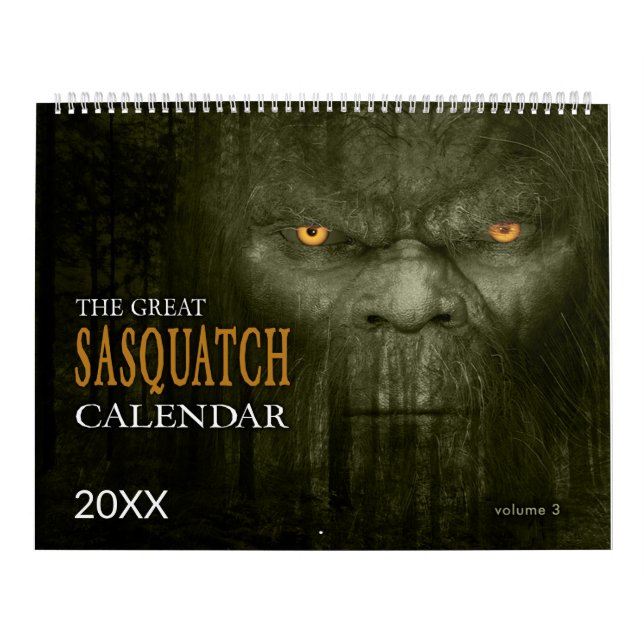 CALENDÁRIO DE PÉ-DE-MAIÚSCULA SASQUATCH - VOLUME 3 (Capa)