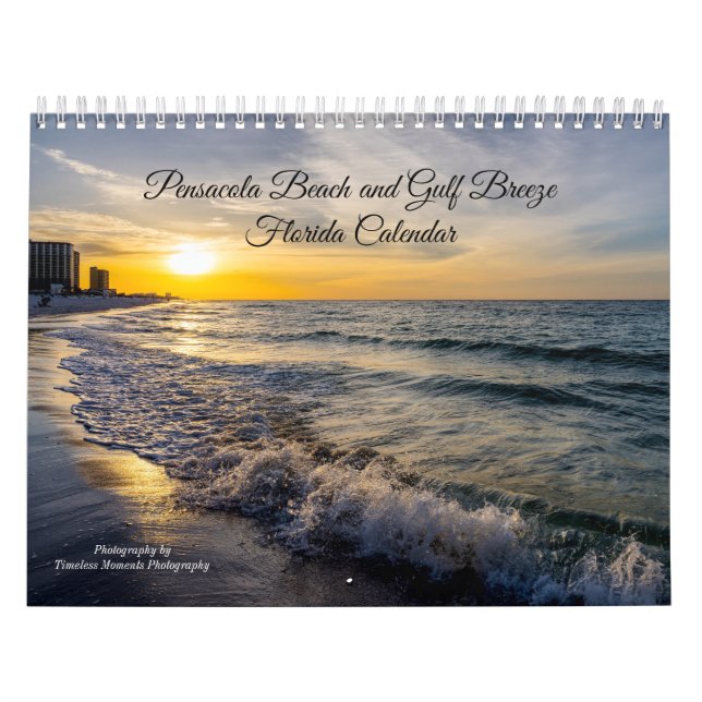 Calendário De Pensacola Beach E Golfo Breeze, Flór (Capa)