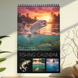 Calendário de Pesca 2026 / Calendário de Fotos de