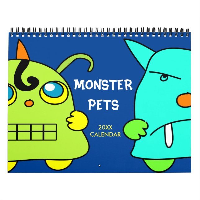 Calendário de Pets Monster (Capa)