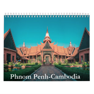 Calendário de Phnom Penh-Camboja