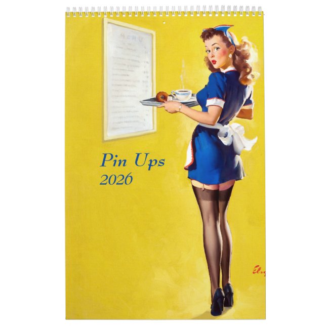 Calendário de Pin Ups 2026 (Capa)