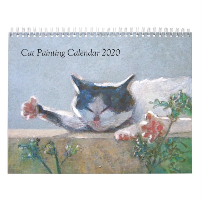 Calendário de Pintura de Gato nº 1 (Capa)