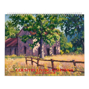Calendário de Pintura Original Country Living 2026