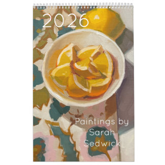 Calendário de Pinturas de Sarah Sedwick 2026