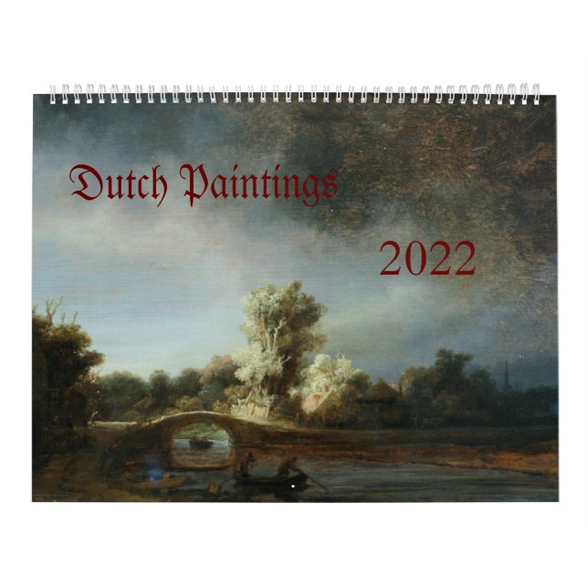 Calendário de Pinturas Holandês 2022 (Capa)