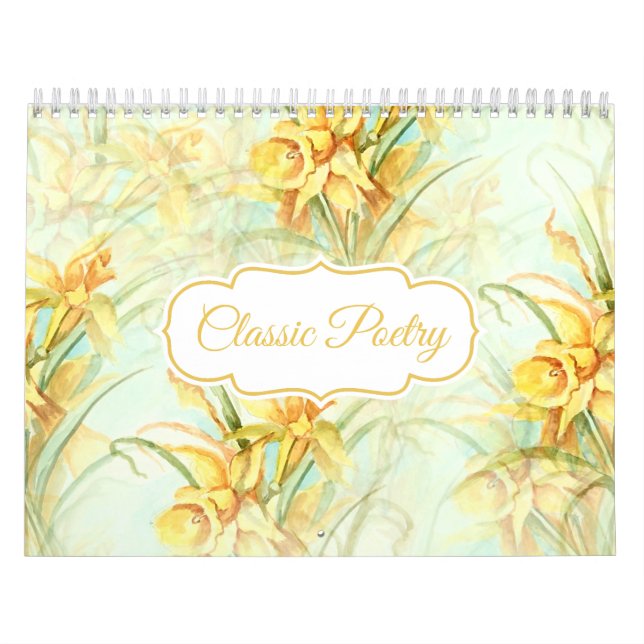 Calendário de Poesia Clássico (Capa)