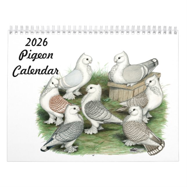Calendário de Pombo de 2026 (Capa)