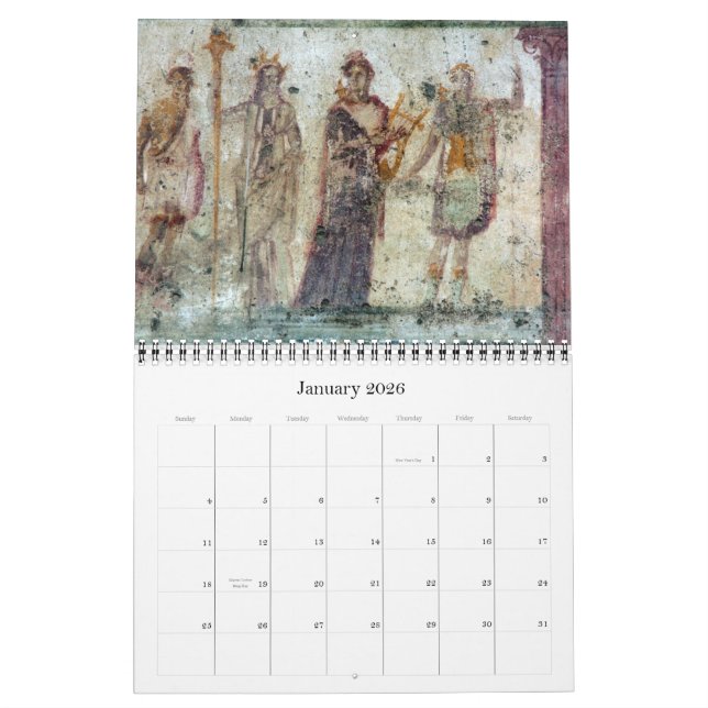 Calendário de Pompeii 2012 (Jan 2026)