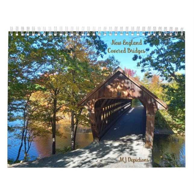 Calendário de Pontes Cobertas da Nova Inglaterra 3 (Capa)