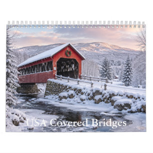 Calendário de Pontes Cobertas dos EUA