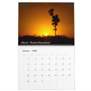 Calendário de pôr do sol australiano de 2018